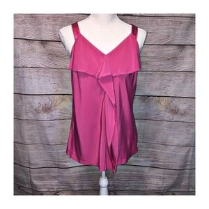 NWT Elle Hot Pink Dressy Tank Top Size S